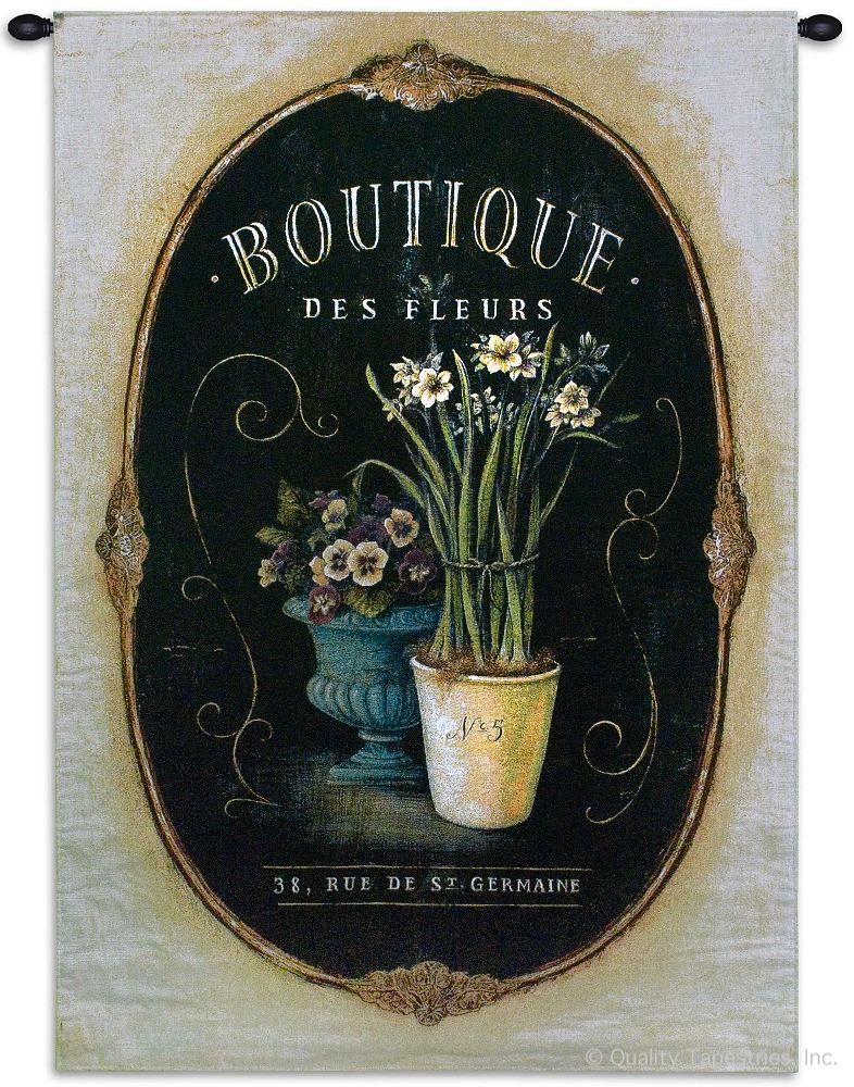 Floral Boutique Wall Tapestry