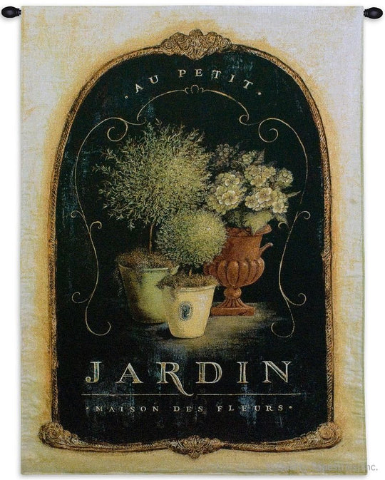 Jardin Topiary Garden Fleurs Wall Tapestry
