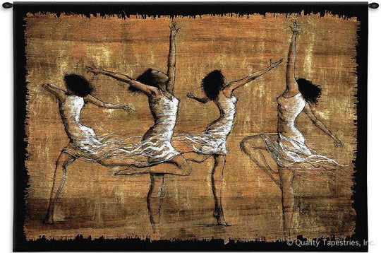 Dancing Girls Ballet Wall Tapestry