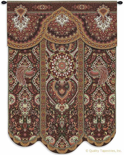 Indian Paradise Cinnabar Wall Tapestry