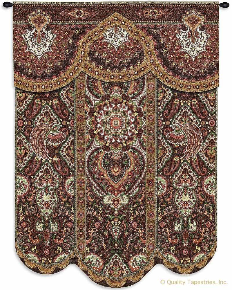 Indian Paradise Cinnabar Wall Tapestry