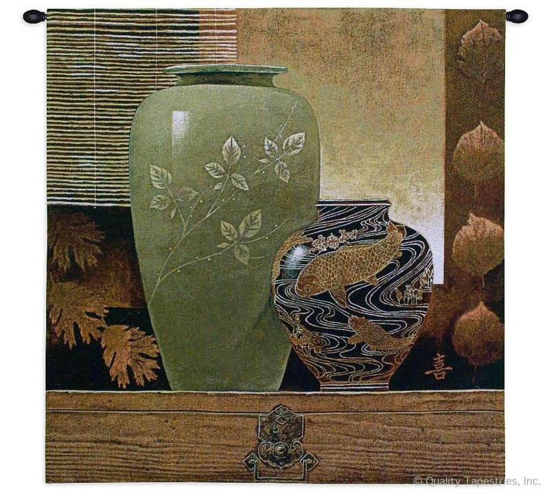 Dynasty Oriental Pottery II Wall Tapestry