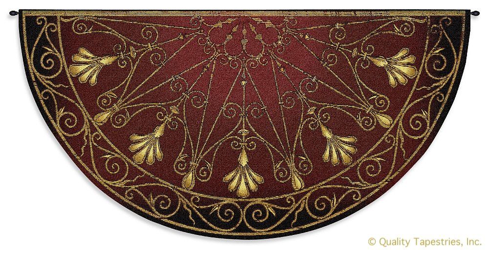 Half Moon Motif Wall Tapestry