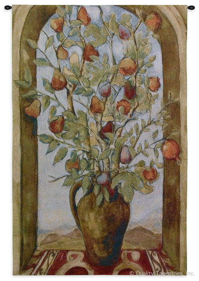 Bouquet of Figs in Vase Wall Tapestry