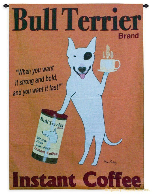 Instant Coffee Vintage Poster Wall Tapestry