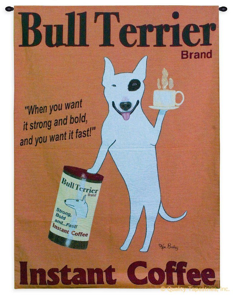 Instant Coffee Vintage Poster Wall Tapestry