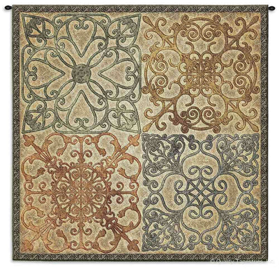 Wrought Iron Elegance Wall Tapestry