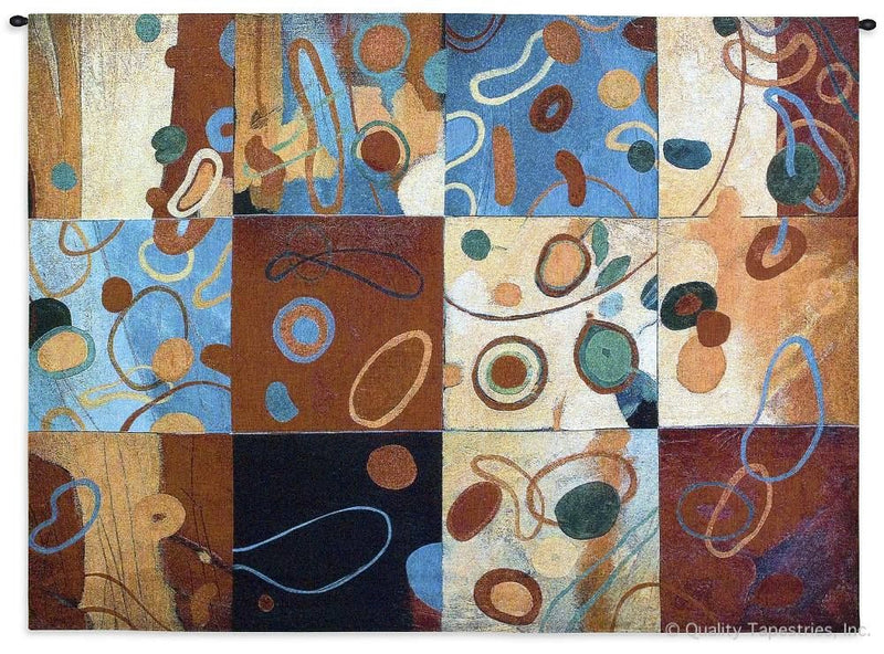 Contemporary Shapes Wall Tapestry