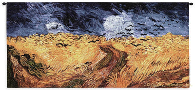 Van Gogh Wheatfield With Crows Wall Tapestry