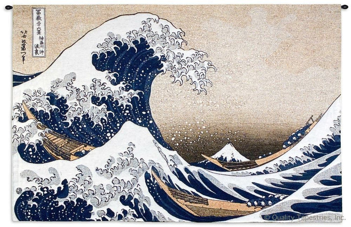 Great Wave Off Kanagawa Wall Tapestry