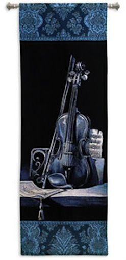 Music Violin Minuet Wall Tapestry