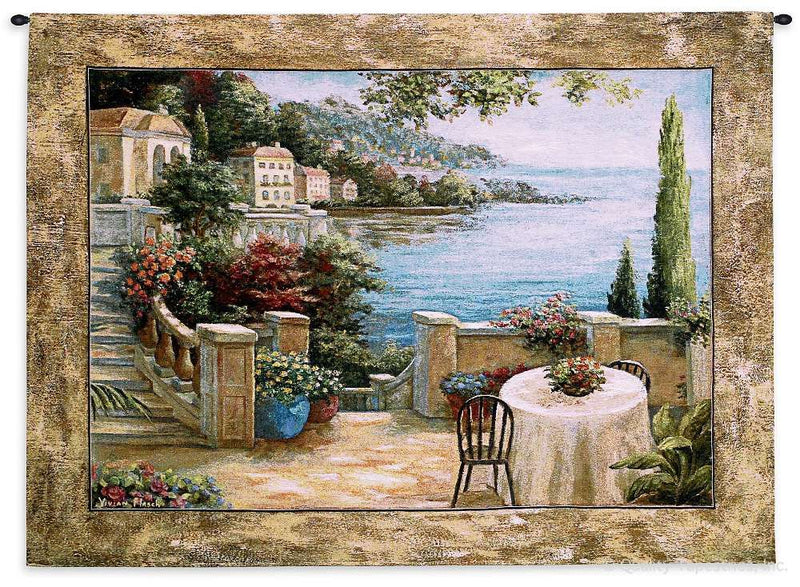 Mediterranean Terrace II Wall Tapestry