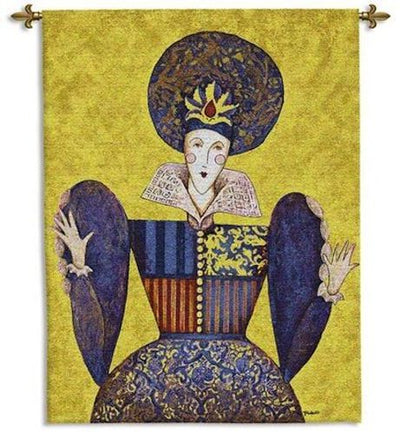 Regal Lady Abstract Wall Tapestry