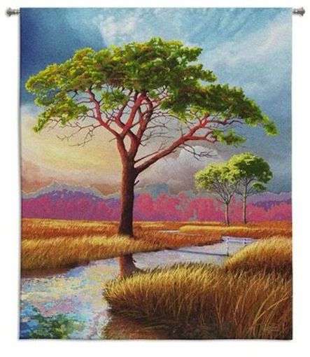 Daybreak on the Marsh Wall Tapestry