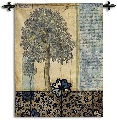 Blue Autumn Wall Tapestry