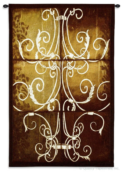 Wrought Iron Chandelier Wall Tapestry