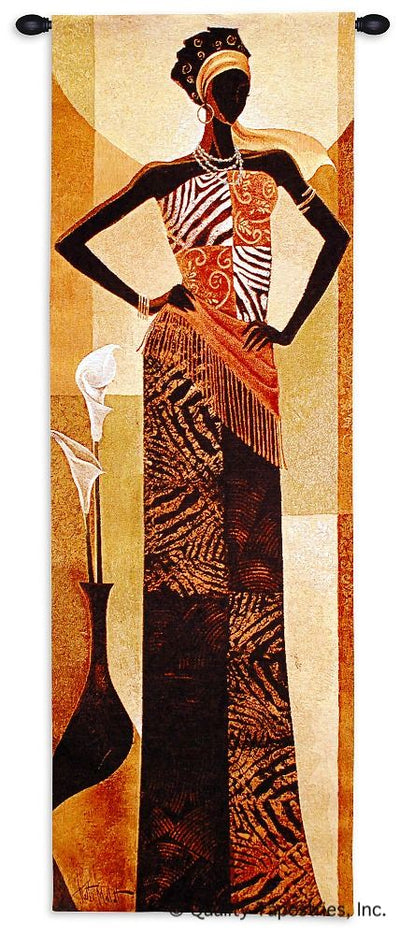 Modern African Woman II Wall Tapestry