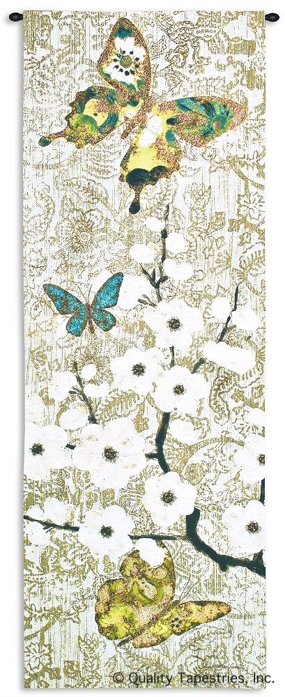Butterfly Spring Unfolding Wall Tapestry