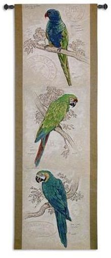 Tropical Birds Wall Tapestry