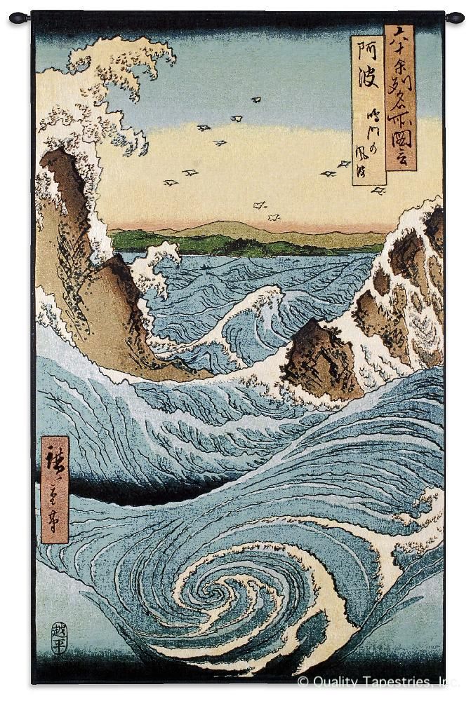 Navaro Rapids Japanese Tapestry | Elegant Wall Art Piece