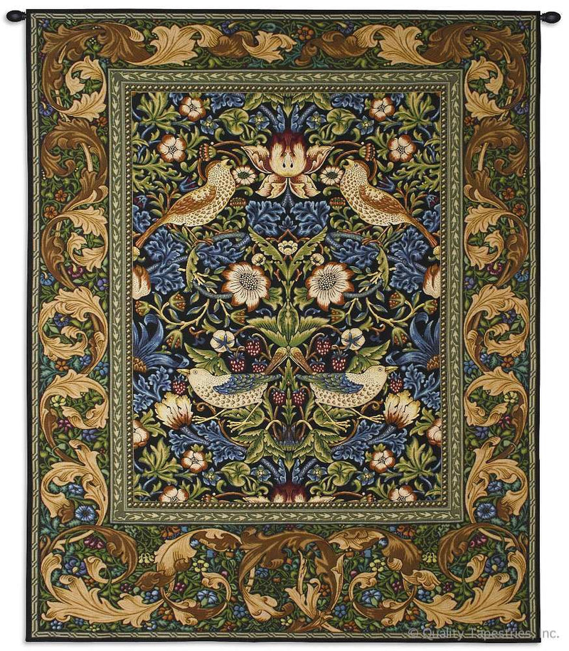 William Morris Strawberry Thief Wall Tapestry