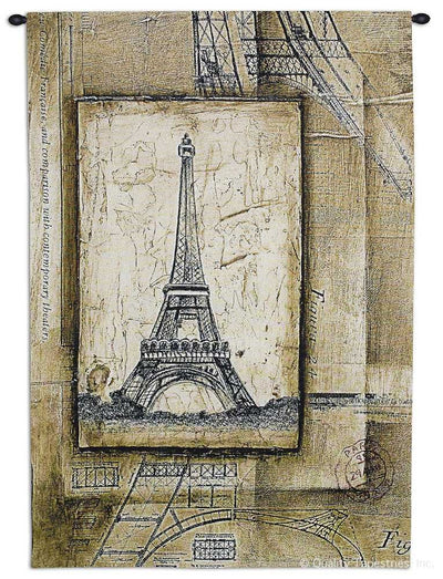Eiffel Tower Wall Tapestry
