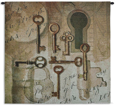Old Keys Wall Tapestry