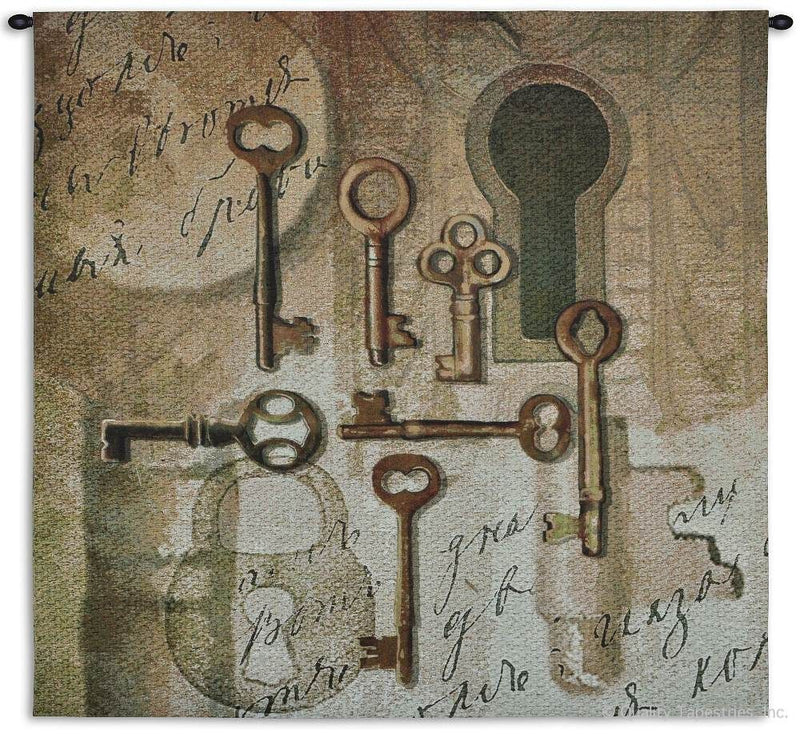 Old Keys Wall Tapestry