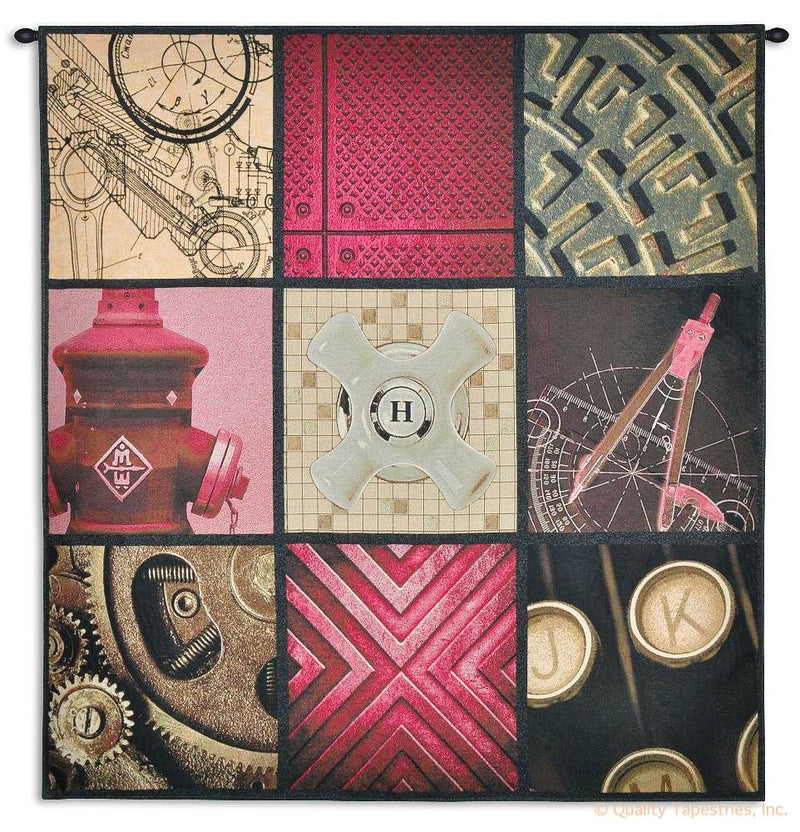 Abstract Inventions Wall Tapestry