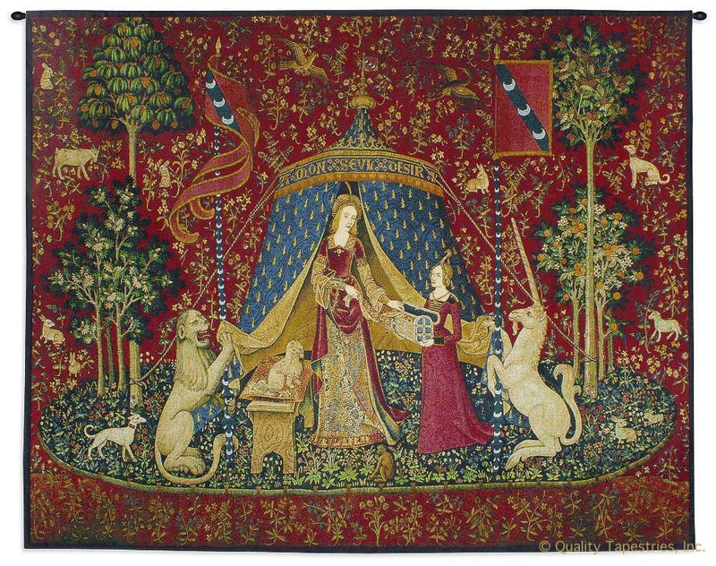 Lady and the Unicorn My Only Desire Wall Tapestry