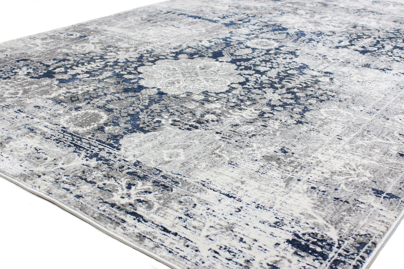 Capri Area Rug, Grey Blue