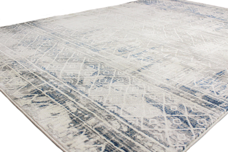 Cambridge Area Rug, Blue Beige