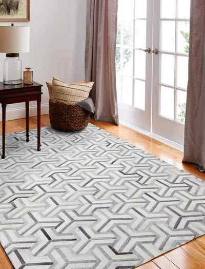 Santa Fe Area Rug, Grey