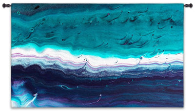 Color Waves Horizontal Wall Tapestry