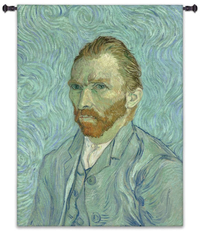 Van Gogh Self Portrait Wall Tapestry