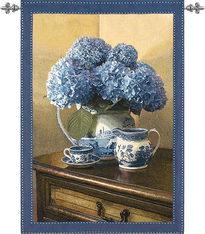 Blue Willow Wall Tapestry