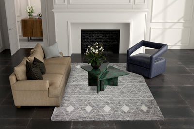 Marrakesh Area Rug, Grey