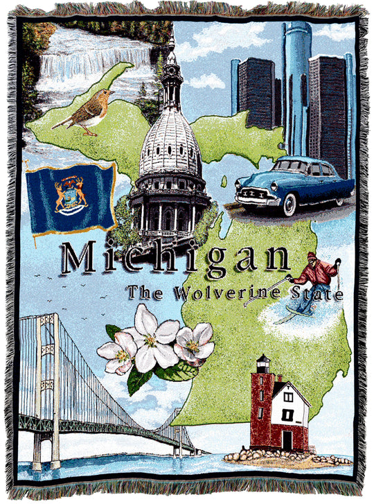 Michigan Throw