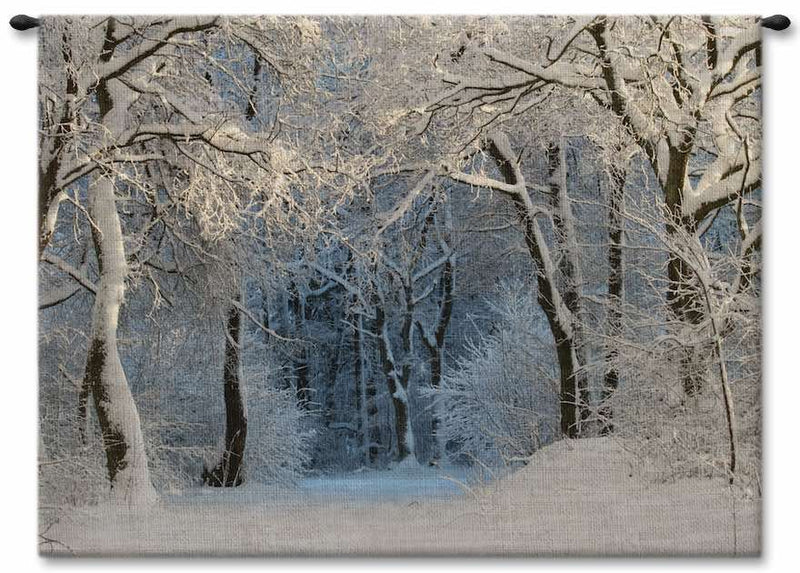 Snowy Forest Wall Tapestry