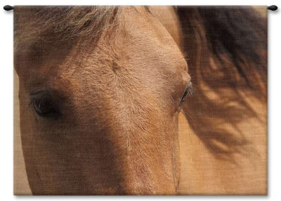 Pondering Horse Wall Tapestry