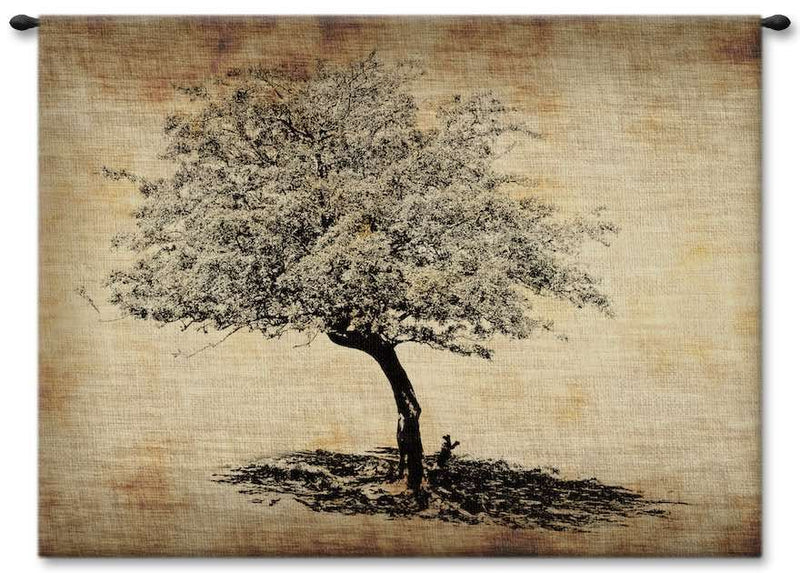 Resting Tree Wall Tapestry
