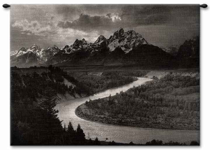 Adams Teton and Snake River Wall Tapestry
