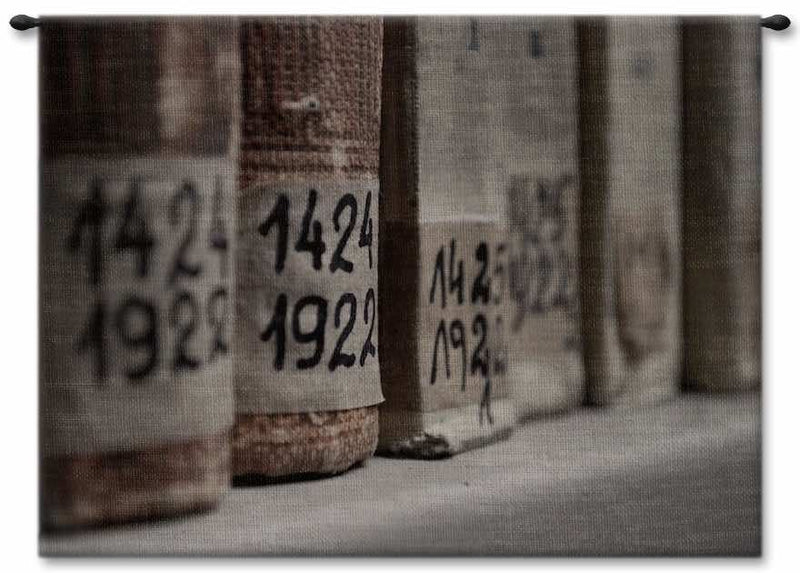 Library Books Wall Tapestry