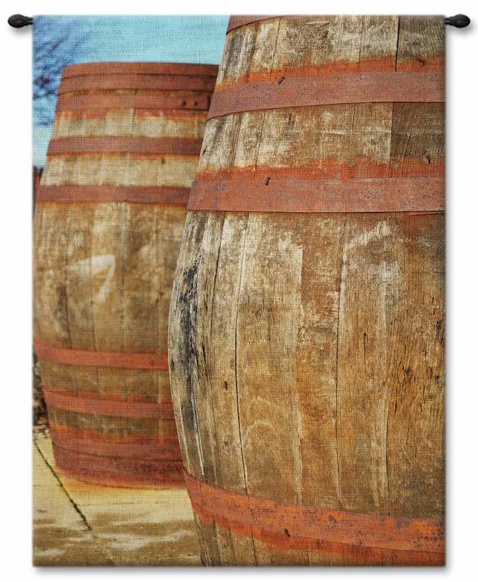 Barrels Wall Tapestry