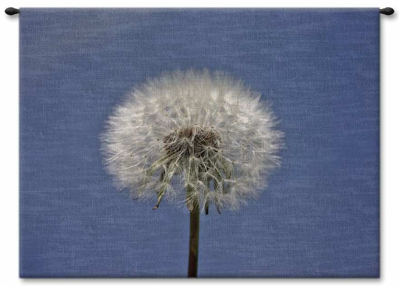 Blue Sky Dandelion Wall Tapestry