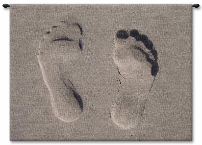 Footprints Wall Tapestry