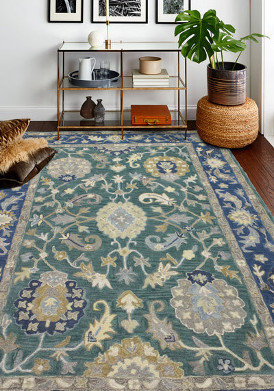 Venezia Area Rug, Green