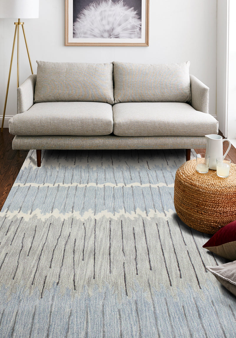 Greenwich Area Rug, Grey Blue