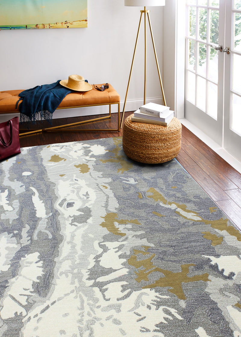 Greenwich Area Rug, Ivory Grey