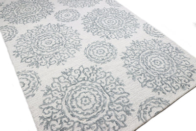 Verona Area Rug, Ivory Slate